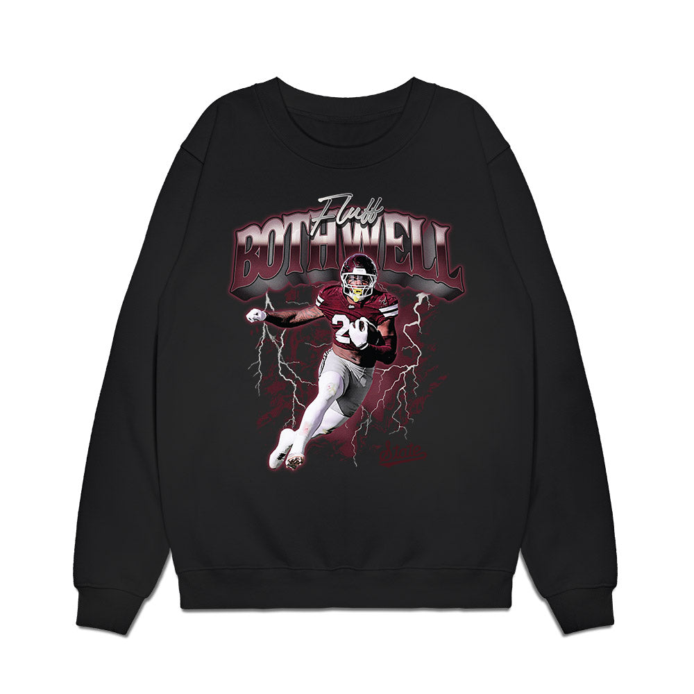 Mississippi State - NCAA Football : Fluff Bothwell - Collage Premium Crewneck Sweatshirt-0