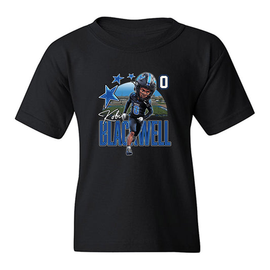 Buffalo - NCAA Football : Kobi Blackwell - Caricature Youth T-Shirt-0