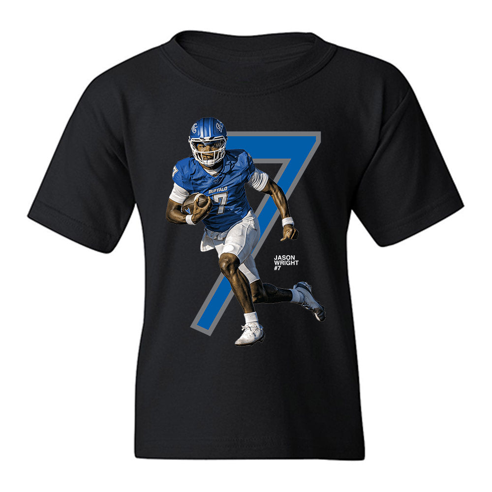 Buffalo - NCAA Football : Jason Wright - Breakthrough Series Youth T-Shirt-0