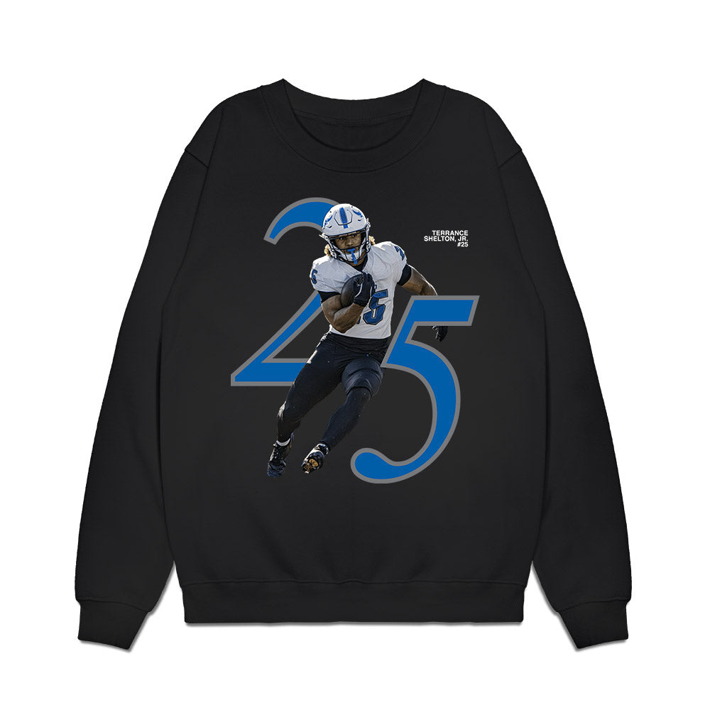 Buffalo - NCAA Football : Terrance Shelton Jr - Breakthrough Series Premium Crewneck Sweatshirt-0