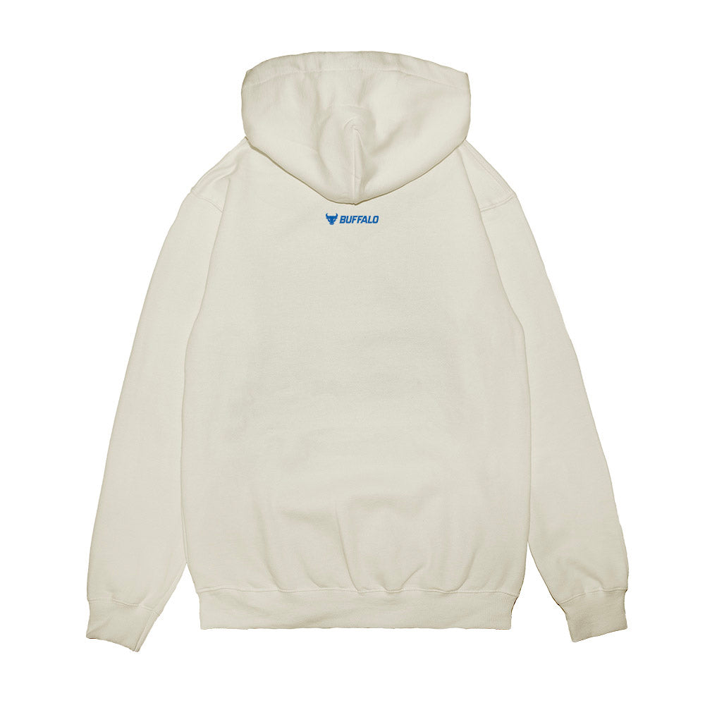 Buffalo - NCAA Womens Soccer : Lexie Thompson - Caricature Premium Hooded Sweatshirt-1
