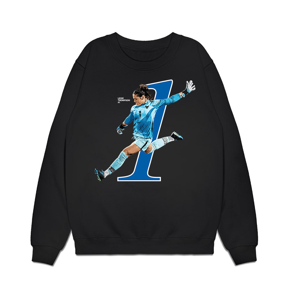Buffalo - NCAA Womens Soccer : Lexie Thompson - Graphic Premium Crewneck Sweatshirt-0