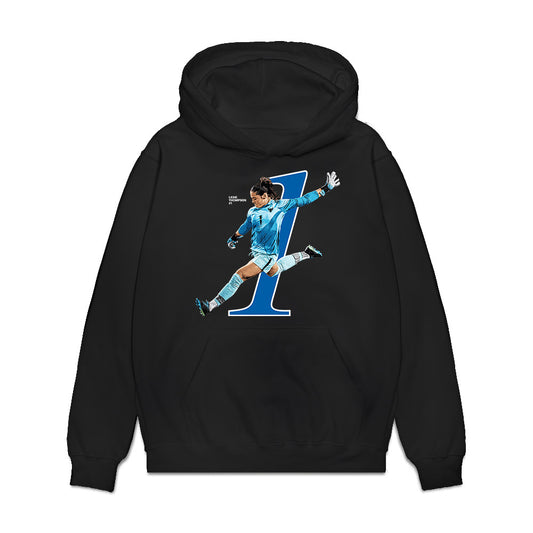 Buffalo - NCAA Womens Soccer : Lexie Thompson - Graphic Premium Hooded Sweatshirt-0