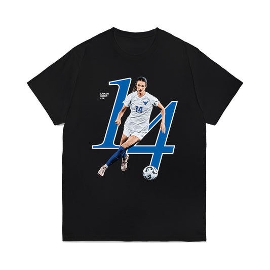 Buffalo - NCAA Womens Soccer : Laiken Kiser - Graphic Comfort Colors T-Shirt-0
