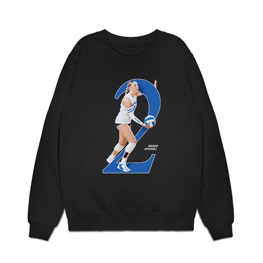 Buffalo - NCAA Womens Volleyball : Madilynn Mitchell - Graphic Premium Crewneck Sweatshirt-0
