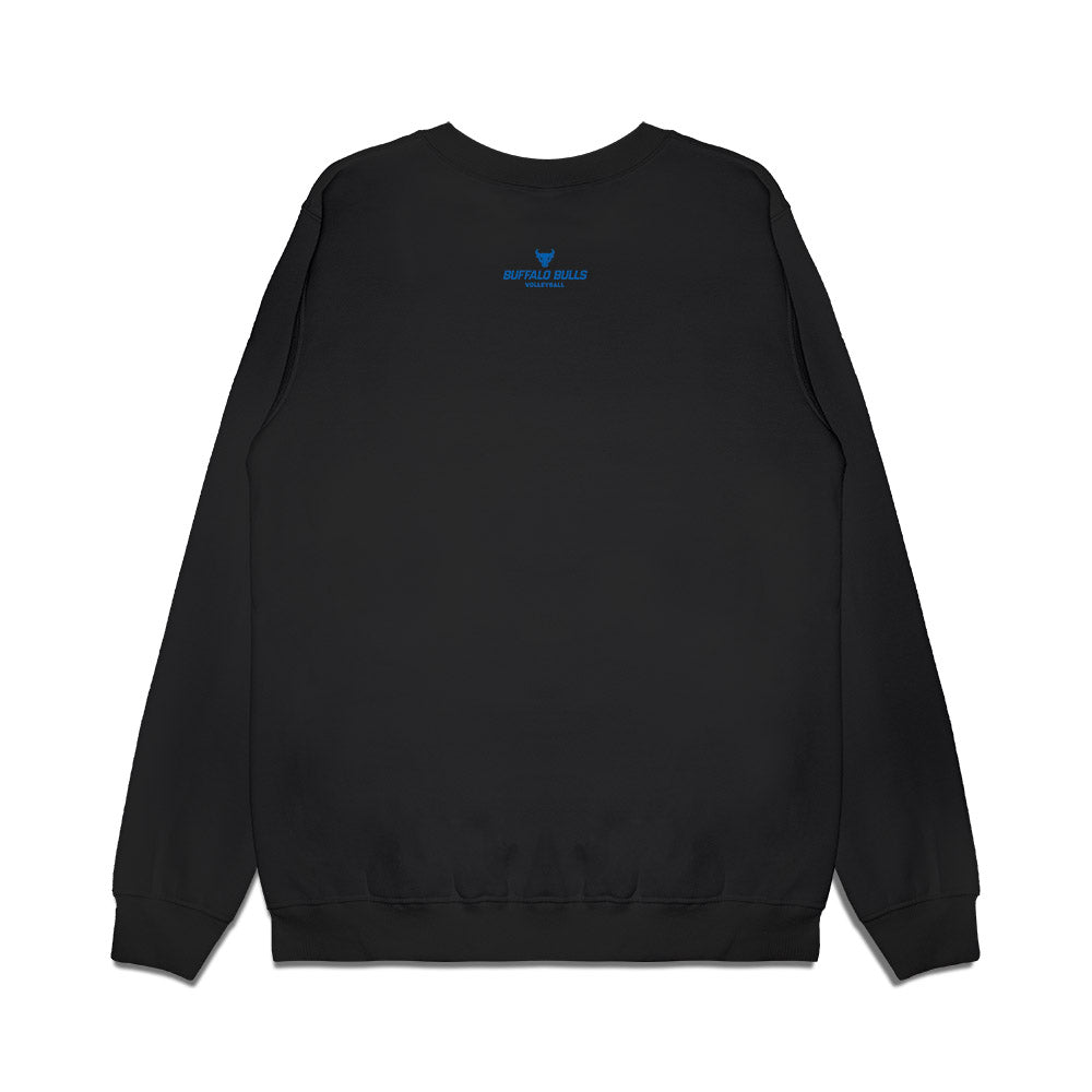 Buffalo - NCAA Womens Volleyball : Chloe Brown - Graphic Premium Crewneck Sweatshirt-1