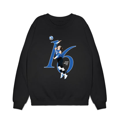 Buffalo - NCAA Womens Volleyball : Chloe Brown - Graphic Premium Crewneck Sweatshirt-0