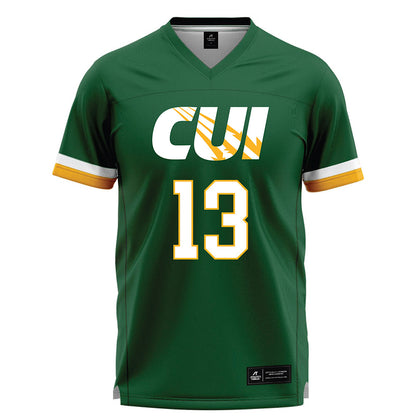 CUI - NCAA Men's Lacrosse : Jacob Tatro - Green Lacrosse Jersey-0
