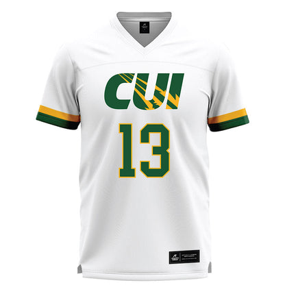 CUI - NCAA Men's Lacrosse : Jacob Tatro - White Lacrosse Jersey-0