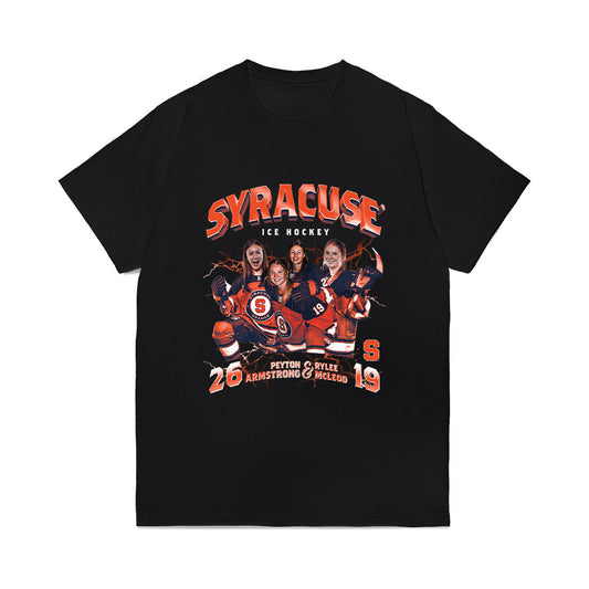 Syracuse - NCAA Women's Ice Hockey : Rylee McLeod - Team Collage Comfort Colors T-Shirt-0