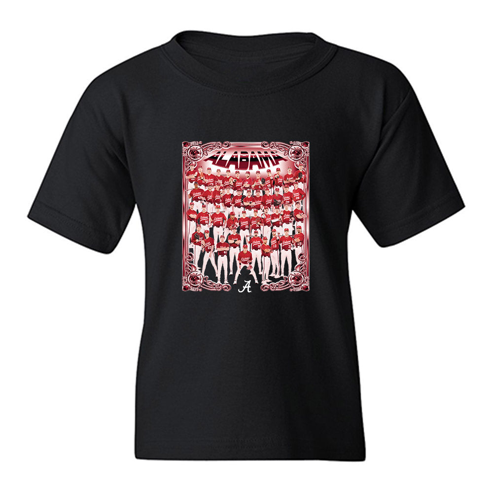 Alabama - NCAA Baseball : Team Collage Youth T-Shirt-0