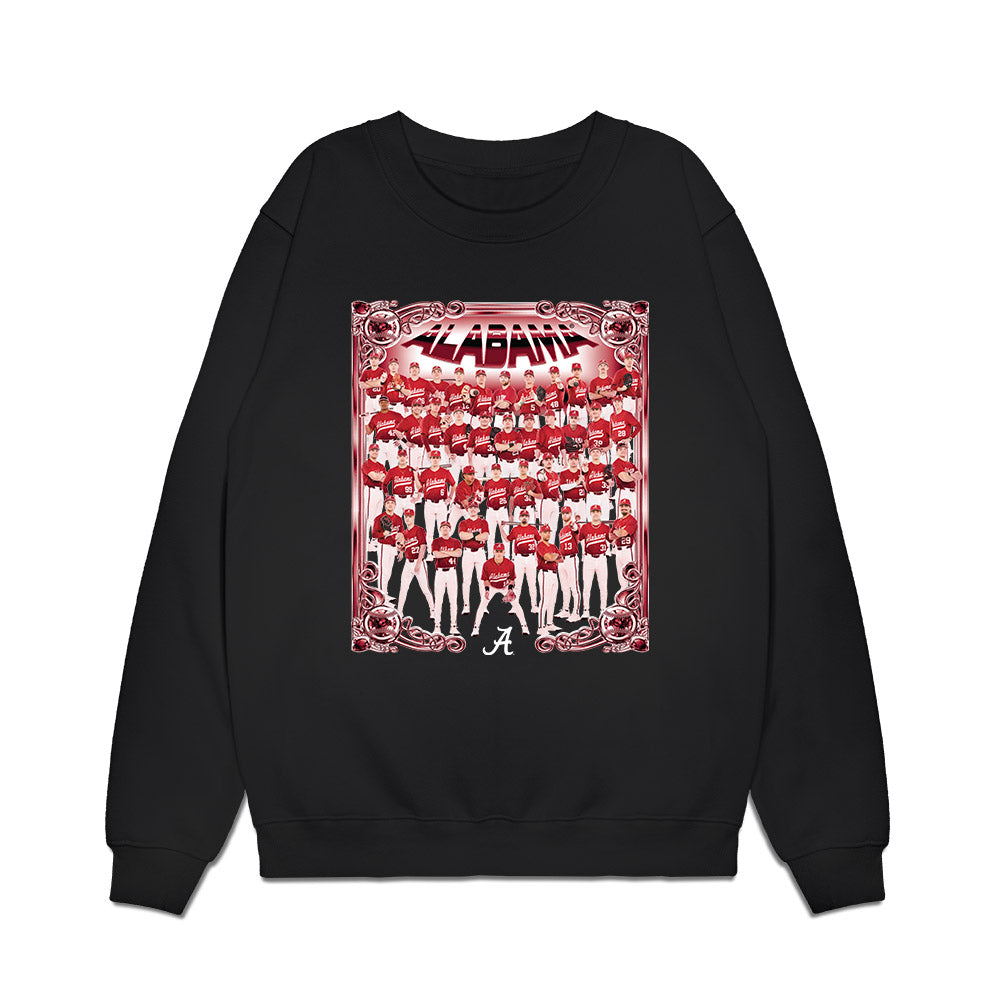 Alabama - NCAA Baseball : Team Collage Premium Crewneck Sweatshirt-0