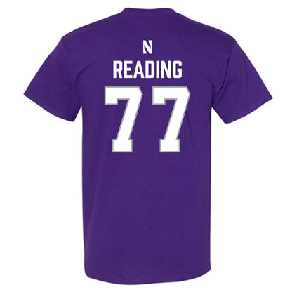 Northwestern - NCAA Women's Lacrosse : Talia Reading - National Champions Shersey T-Shirt-1