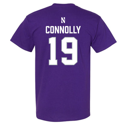 Northwestern - NCAA Women's Lacrosse : Sienna Connolly - National Champions Shersey T-Shirt-1