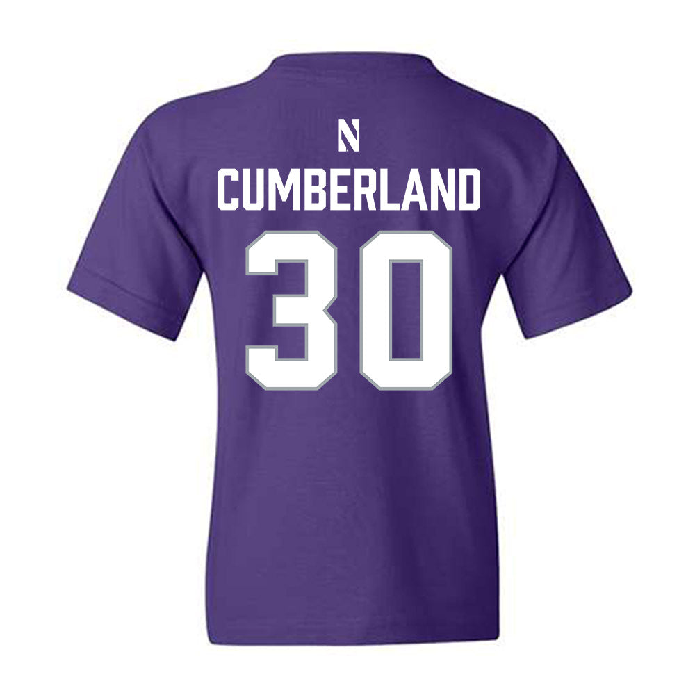Northwestern - NCAA Women's Lacrosse : Noel Cumberland - National Champions Shersey Youth T-Shirt-1