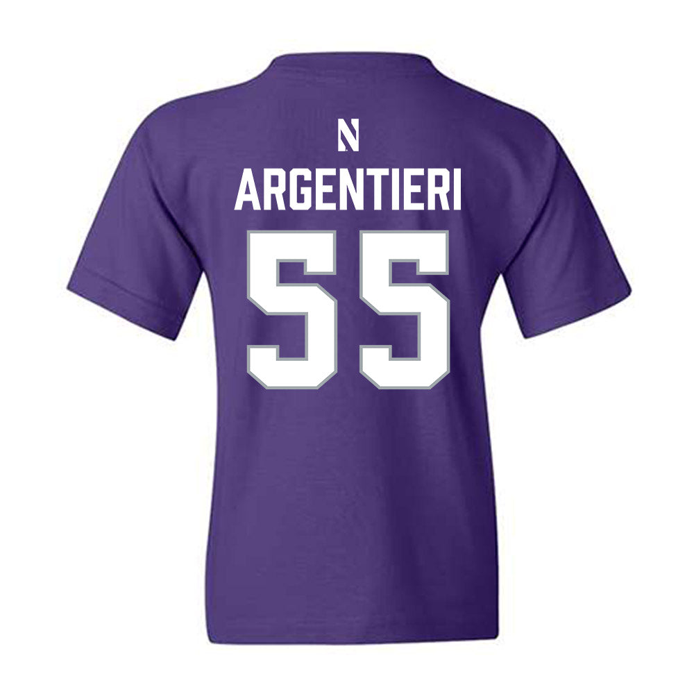 Northwestern - NCAA Women's Lacrosse : Francesca Argentieri - National Champions Shersey Youth T-Shirt-1