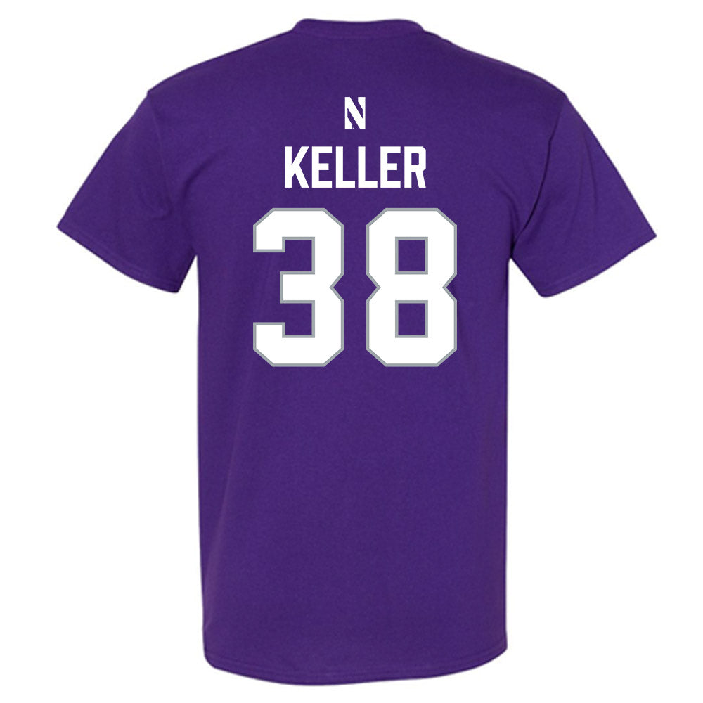 Northwestern - NCAA Women's Lacrosse : Kate Keller - National Champions Shersey T-Shirt-1
