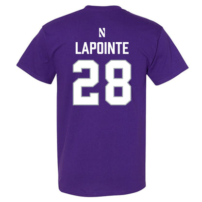 Northwestern - NCAA Women's Lacrosse : Taylor Lapointe - National Champions Shersey T-Shirt-1
