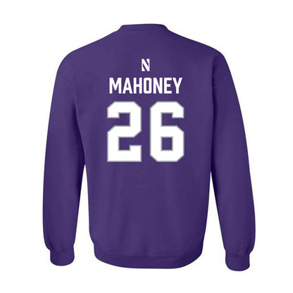 Northwestern - NCAA Women's Lacrosse : Bricin Mahoney - National Champions Shersey Crewneck Sweatshirt-1