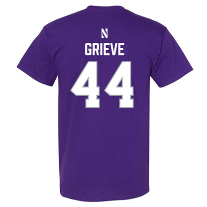 Northwestern - NCAA Women's Lacrosse : Camille Grieve - National Champions Shersey T-Shirt-1