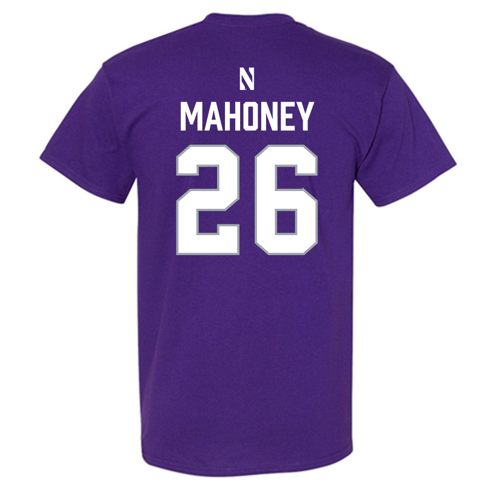 Northwestern - NCAA Women's Lacrosse : Bricin Mahoney - National Champions Shersey T-Shirt-1