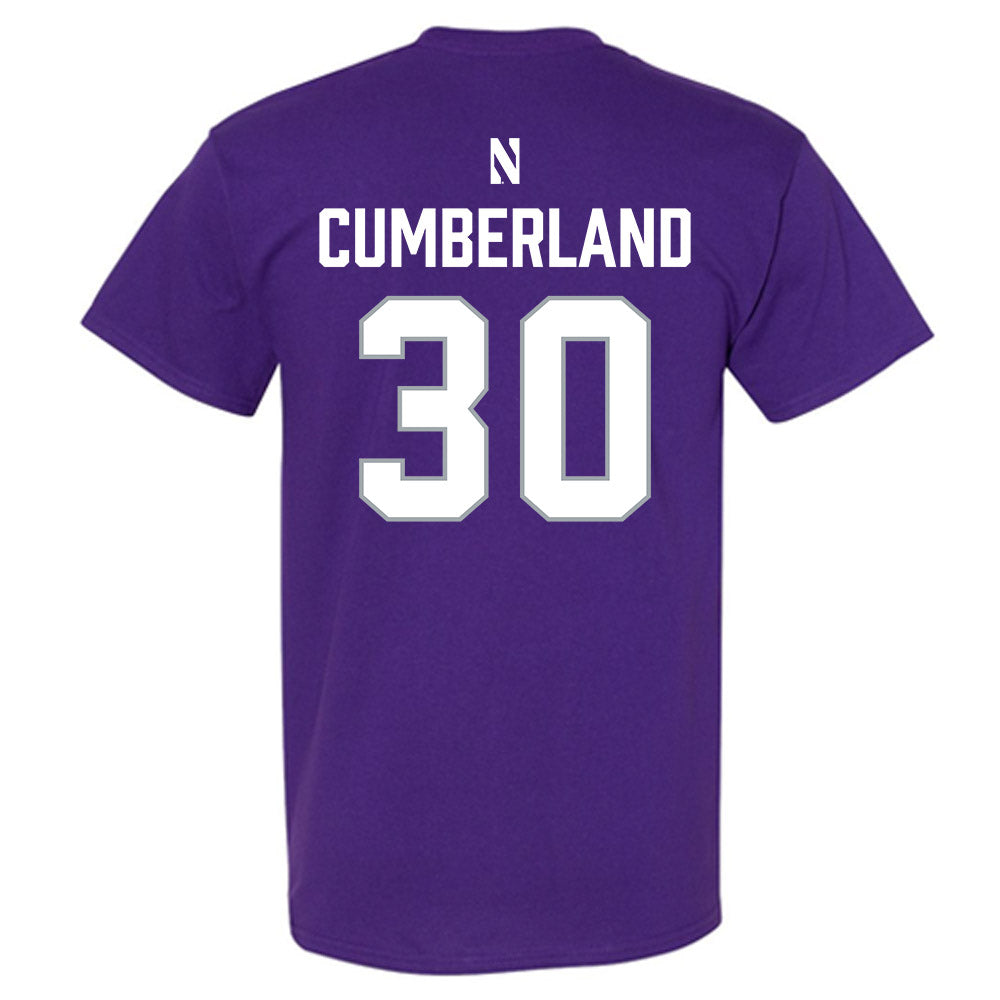 Northwestern - NCAA Women's Lacrosse : Noel Cumberland - National Champions Shersey T-Shirt-1