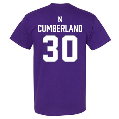Northwestern - NCAA Women's Lacrosse : Noel Cumberland - National Champions Shersey T-Shirt-1