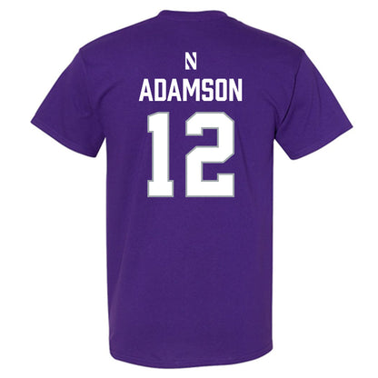 Northwestern - NCAA Women's Lacrosse : Olivia Adamson - National Champions Shersey T-Shirt-1