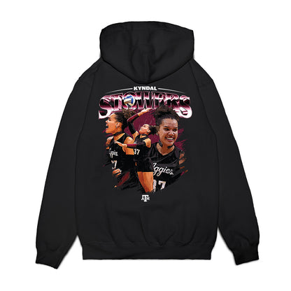 Texas A&M - NCAA Womens Volleyball : Kyndal Stowers - Collage Premium Hooded Sweatshirt-1