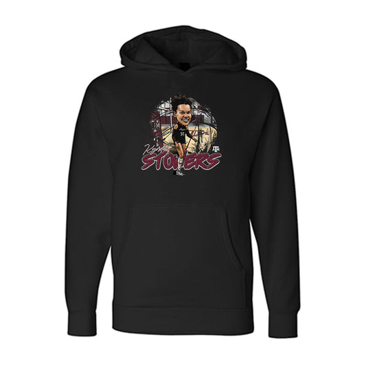 Texas A&M - NCAA Womens Volleyball : Kyndal Stowers - Graphic Hooded Pullover Sweatshirt-0