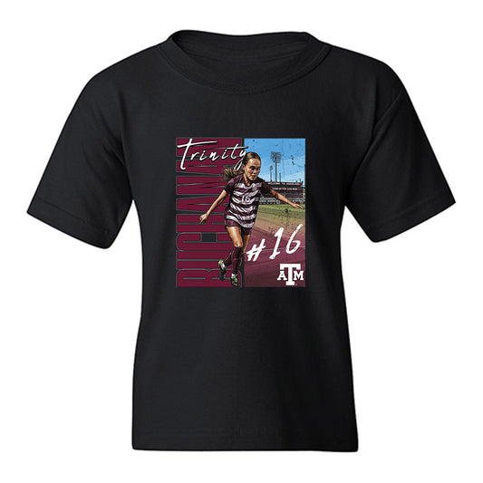 Texas A&M - NCAA Womens Soccer : Trinity Buchanan - Graphic Youth T-Shirt-0