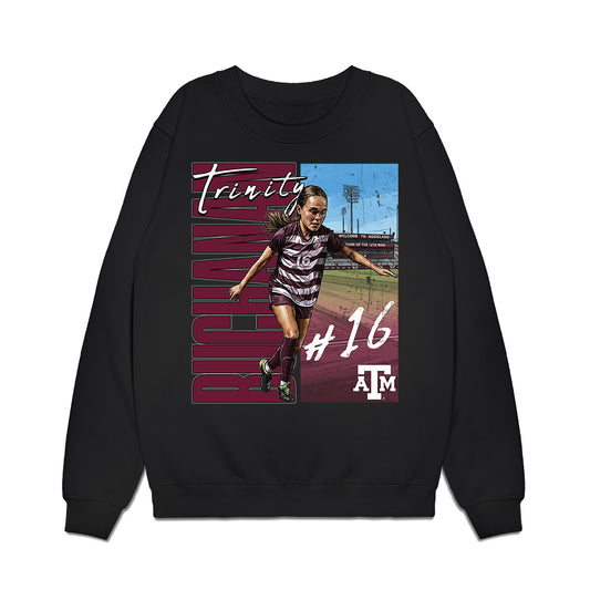 Texas A&M - NCAA Womens Soccer : Trinity Buchanan - Graphic Premium Crewneck Sweatshirt-0