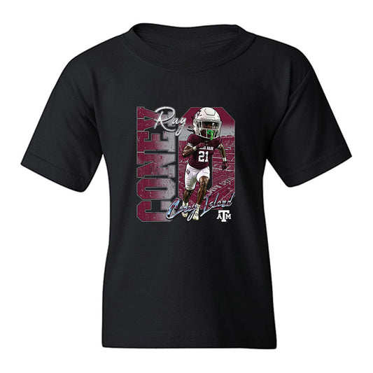 Texas A&M - NCAA Football : Ray Coney - Graphic Youth T-Shirt-0