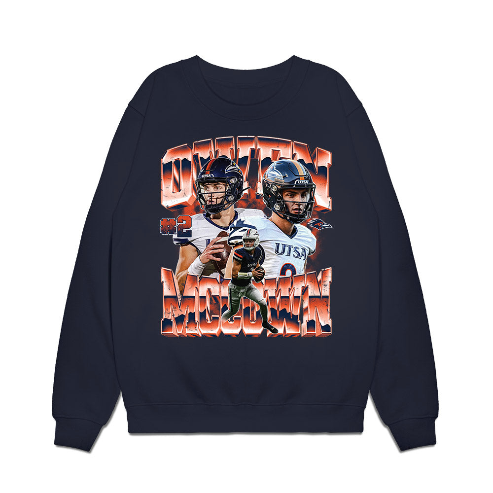 UTSA - NCAA Football : Owen McCown - Collage Premium Crewneck Sweatshirt-0