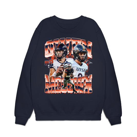 UTSA - NCAA Football : Owen McCown - Collage Premium Crewneck Sweatshirt-0