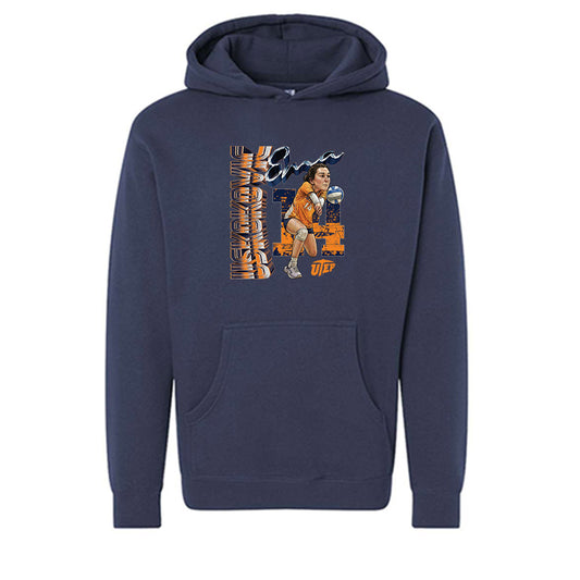 UTEP - NCAA Womens Volleyball : Ema Uskokovic - Graphic Hooded Pullover Sweatshirt-0