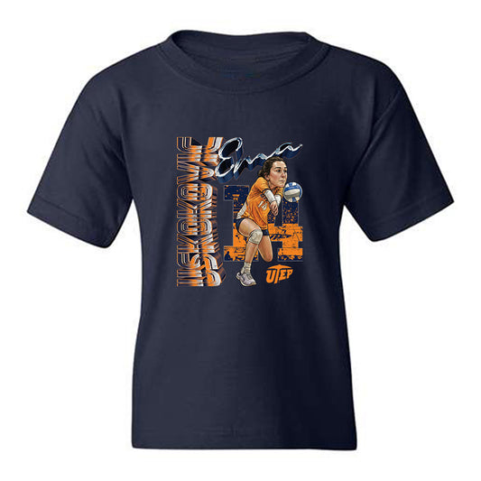 UTEP - NCAA Womens Volleyball : Ema Uskokovic - Graphic Youth T-Shirt-0