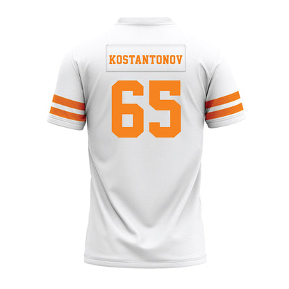 Tennessee - NCAA Football : Michael Kostantonov - White Premium Football Jersey-1
