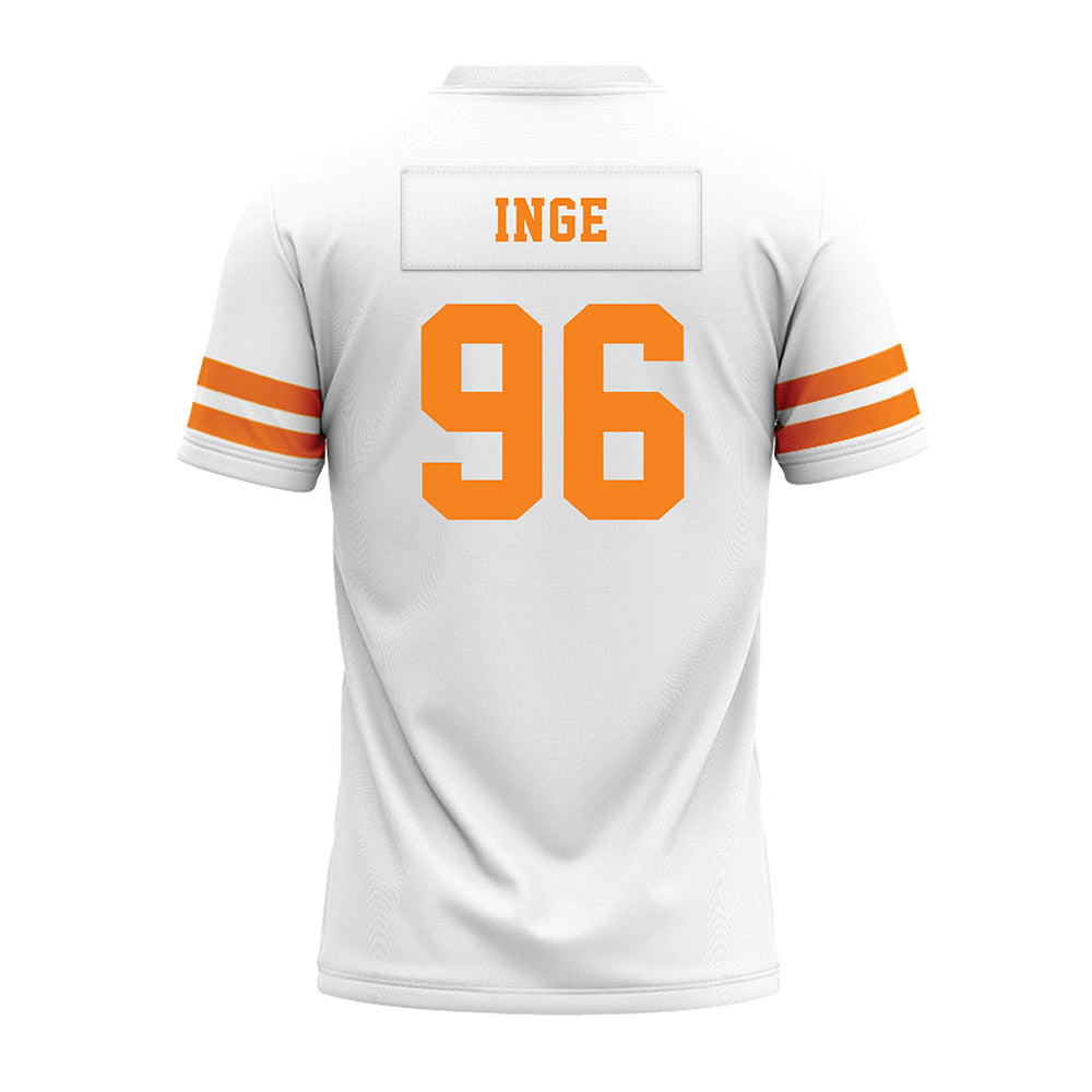 Tennessee - NCAA Football : Isaiah Inge - White Premium Football Jersey-1