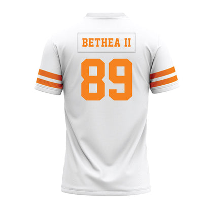 Tennessee - NCAA Football : Mike Bethea II - White Premium Football Jersey-1