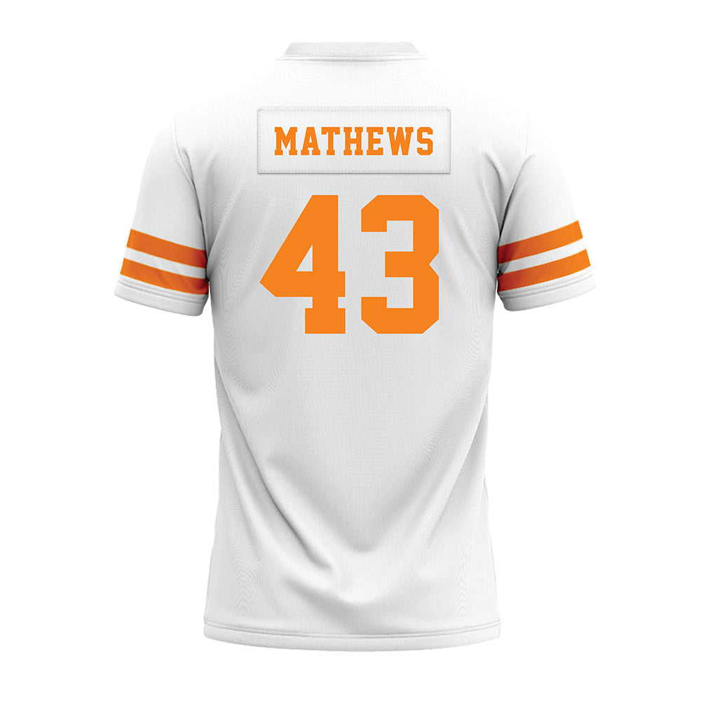 Tennessee - NCAA Football : Jackson Mathews - White Premium Football Jersey-1