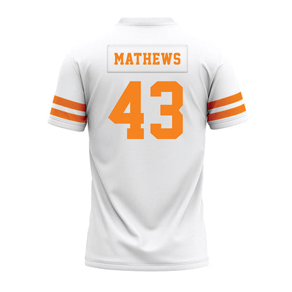 Tennessee - NCAA Football : Jackson Mathews - White Premium Football Jersey-1