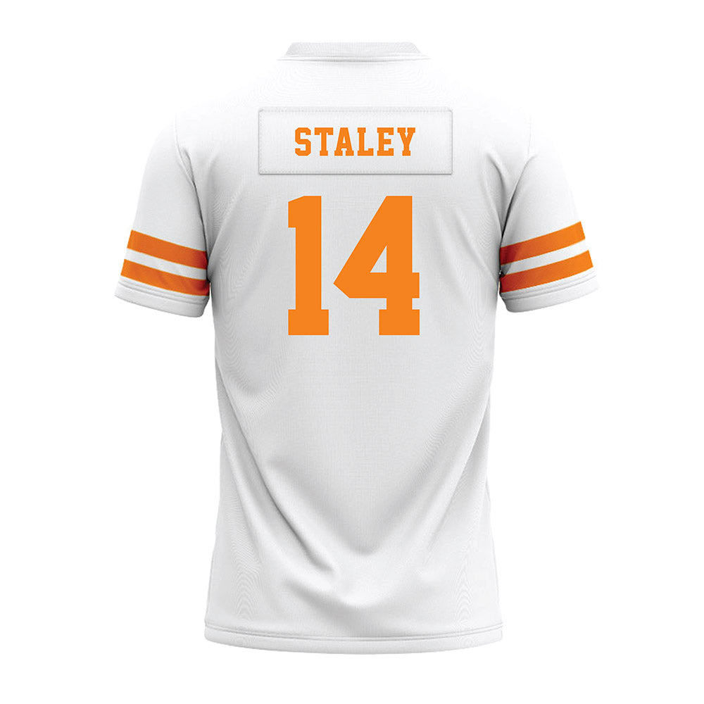 Tennessee - NCAA Football : Braylon Staley - White Premium Football Jersey-1