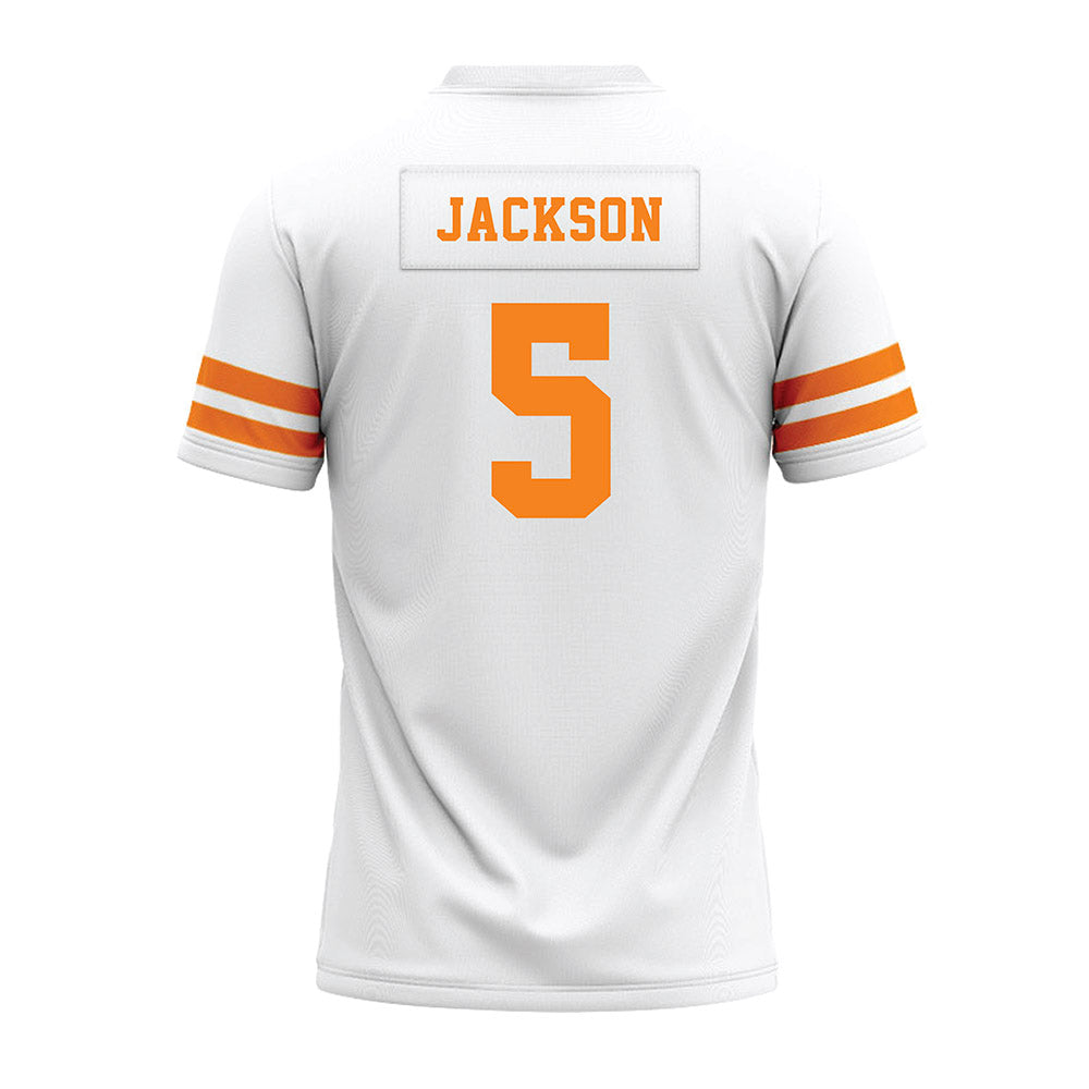 Tennessee - NCAA Football : Radarious Jackson - White Premium Football Jersey-1