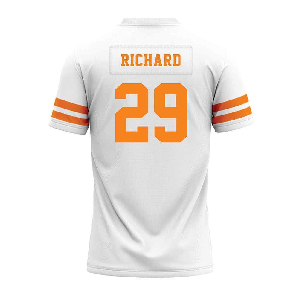 Tennessee - NCAA Football : Jadais Richard - White Premium Football Jersey-1