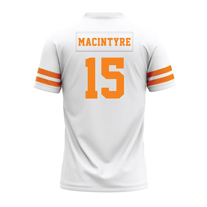 Tennessee - NCAA Football : George MacIntyre - White Premium Football Jersey-1