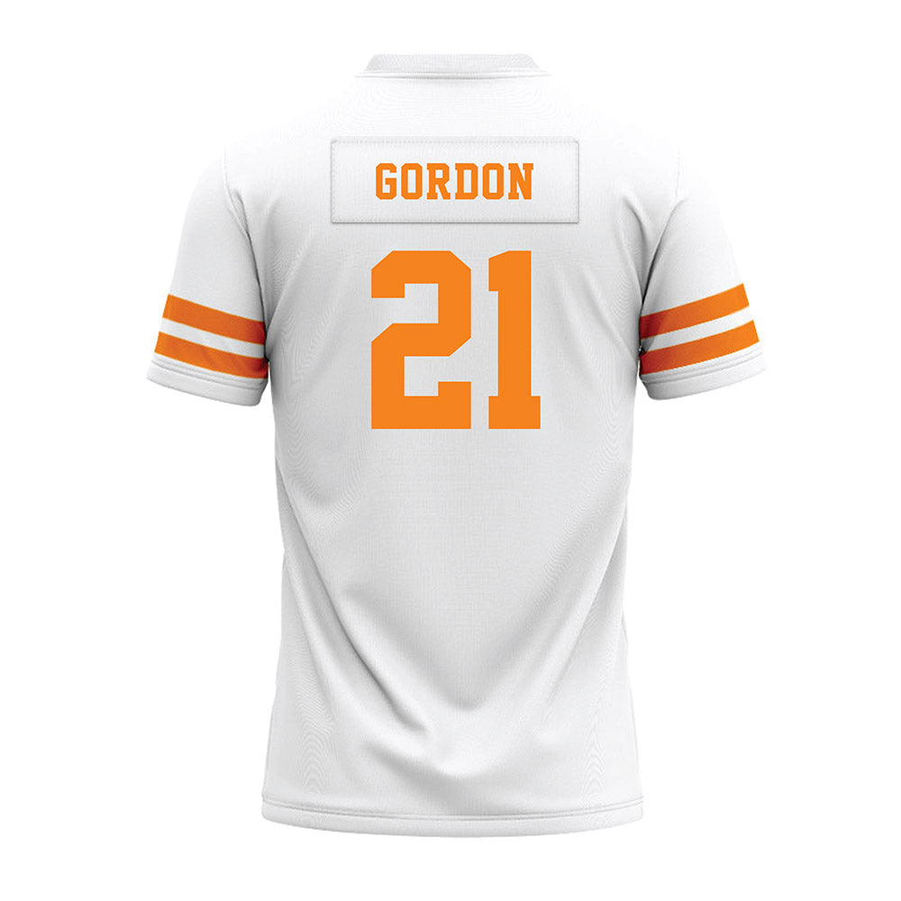 Tennessee - NCAA Football : Javin Gordon - White Premium Football Jersey-1