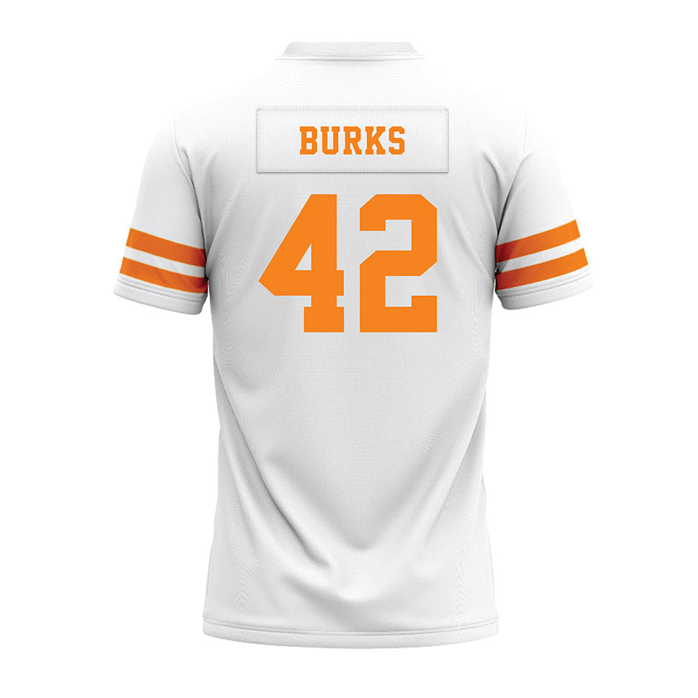 Tennessee - NCAA Football : DJ Burks - White Premium Football Jersey-1