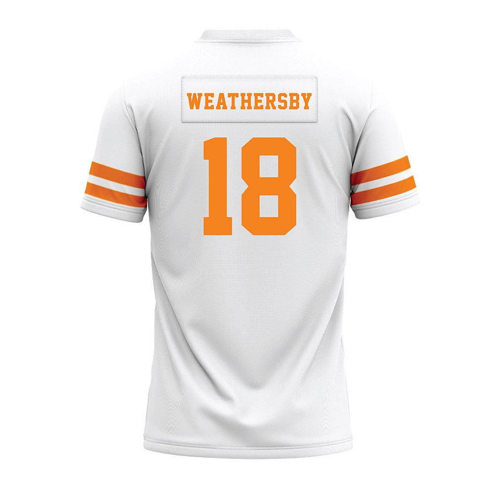 Tennessee - NCAA Football : Tyree Weathersby - White Premium Football Jersey-1