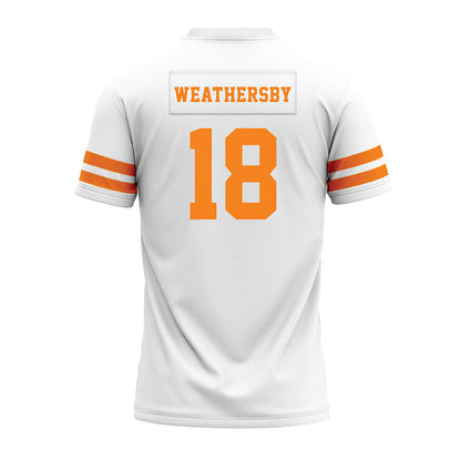 Tennessee - NCAA Football : Tyree Weathersby - White Premium Football Jersey-1
